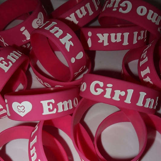 I <3 Emo Girl Ink Bracelet